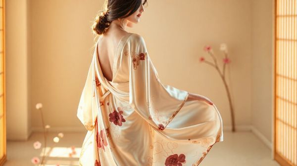 Découvrez comment le kimono en satin allie confort et style