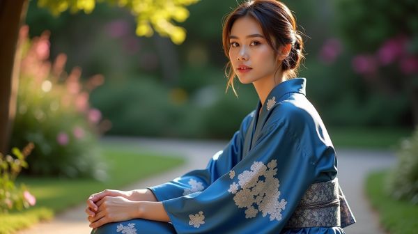 Le confort et l'élégance du kimono en satin pour chaque occasion