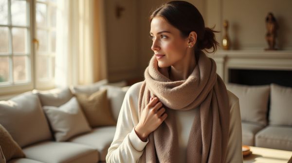 L'écharpe en cachemire, l'accessoire indispensable pour toutes les saisons